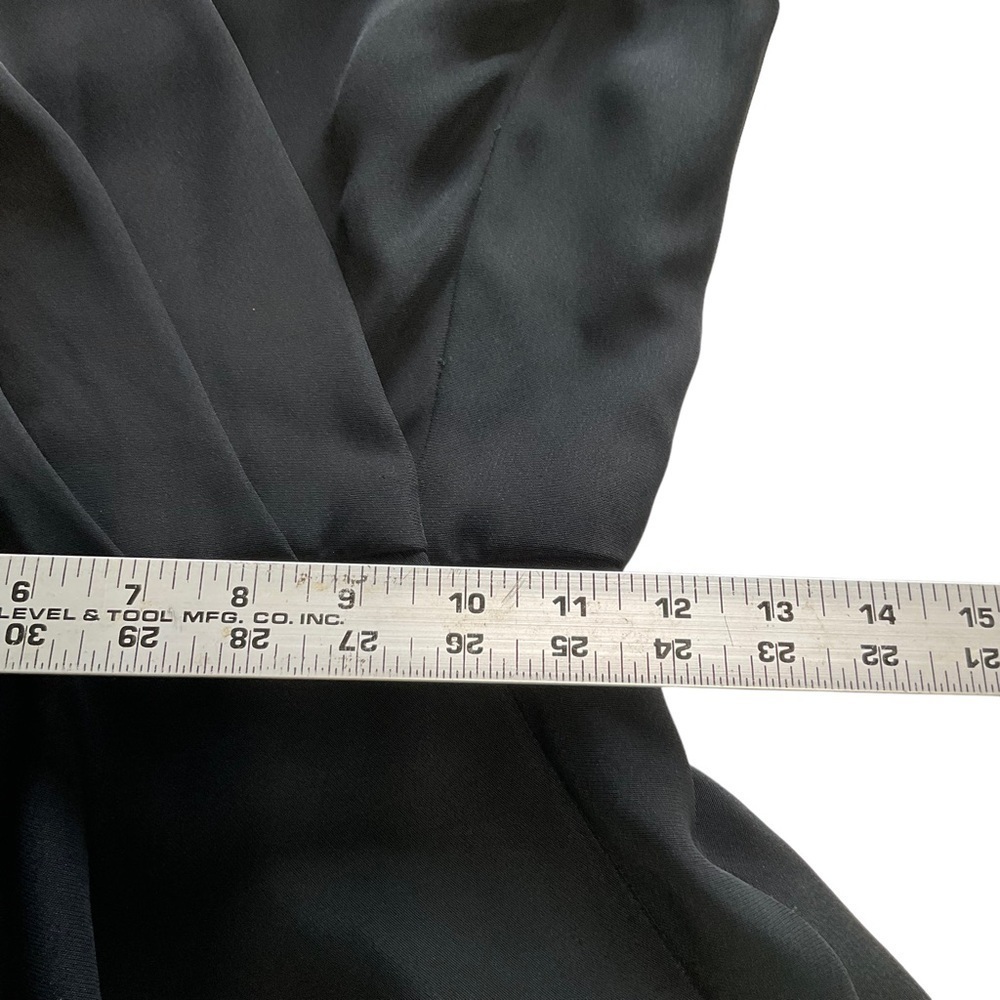 Arnold Scaasi Little-Black-Dress - Off-Shoulder 1980’s Vintage Black Size 2 - Picture 12 of 14